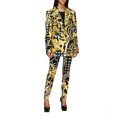 versace sweat suit for sale|Versace suits for women.